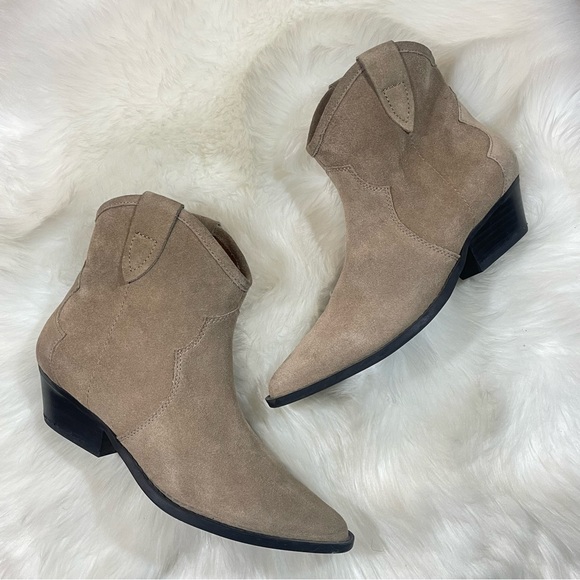 Chelsea & Violet Goldy Suede Booties - Picture 13 of 13